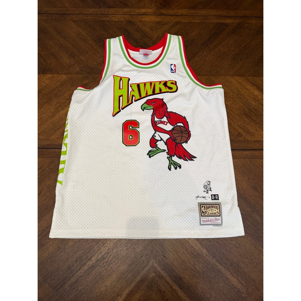 Mitchell & Ness Atlanta Hawks Quavo B-R Jersey White XL Hardwood Classics 6 Zone